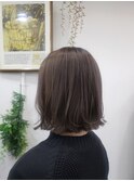 アッシュベージュ  ボブ