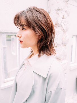 美容室 リズヘアー 稲毛店(Riz hair) 外はねミディアムレイヤー【稲毛駅】