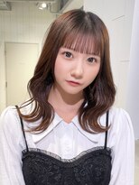 アルバム 池袋(ALBUM) ぱっつん前髪_ショコラアッシュヘルシースタイル_ba440801