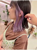 イヤリングカラー☆ピンクラベンダー