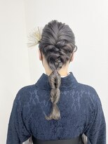 シアー(sheer) 《sheer /氏家》＃ロープ編み＃編み下ろしアレンジ＃卒業式