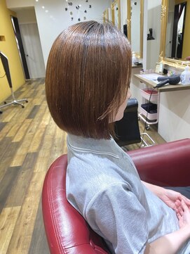 ヘアデザイン ノア(Noa) つやつやワンカールボブ