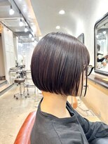 エトネ ヘアーサロン 仙台駅前(eTONe hair salon) 20代 30代　パツッとミニボブ