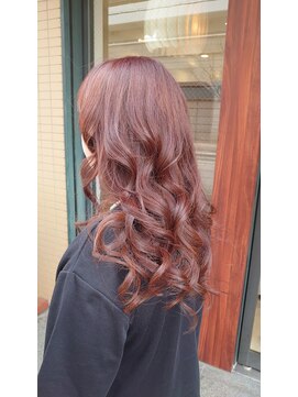 ヘア アトリエ ヴィヴァーチェ(hair atelier Vivace) ラベンサーピンクカラーゆるふわウェーブ