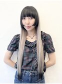 #黒髪#小顔#クラゲヘアー#オリーブグレー#ココアベージュ#美髪