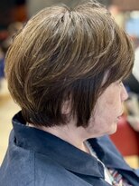 ヘアークリアー 春日部&nbsp;大人可愛いミセスハイライトショートスタイル/30代40代50代