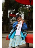 七五三 ヘアセット 袴着付け 崩れない 5歳 男の子ヘア 茨城 水戸