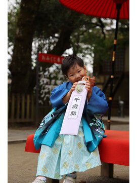 ハナココ 水戸店(hana Coco) 七五三 ヘアセット 袴着付け 崩れない 5歳 男の子ヘア 茨城 水戸