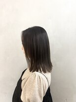 小森谷,黒髪,ボブルフ,ネビージュ,小顔,ワンレンj61