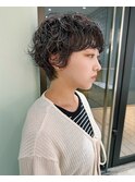 マッシュショートパーマデジタルパーマプードルパーマ