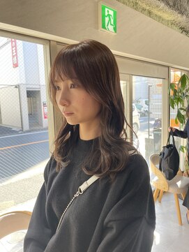 アドア 横浜(ADORE) 【ADORE】グレージュ×韓国風コテ巻き