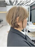 黒髪カタログ/ボブルフ/小顔に見せるヘア/ワンレン