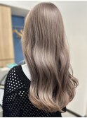 透明感抜群ダブルカラーブリーチミルクティーベージュ