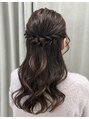 ヘアセットサロン サロンエイミー(salon aemii)&nbsp;ふわふわハーフアップで大人っぽいけど可愛らしく仕上げました！