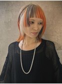 レイヤーカット/ウルフカット/くびれヘア/夏のヘアアレンジ