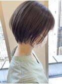 頭の形がキレイなショートカット×ショートボブ【銀座駅】片桐