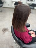 ナチュラルグラデーション くすみブラウン 透明感カラー