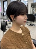 丸みショート　博多美容室