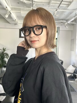 フォト イケブクロ(foto IKEBUKURO) 大人可愛いくびれボブ/切りっぱなしボブ/透明感カラー/池袋