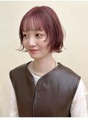 【snuw_ayano】ラズベリーピンク/ボブレイヤー