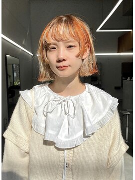 アペロ 柏(Apero) くすみベージュ/デザインカラー/レイヤーボブ/柏美容室