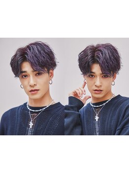 一気に垢抜け!ツイストスパイラル×ハイライト好評◎[円町/眉毛/メンズカット/men’s/学割U24]