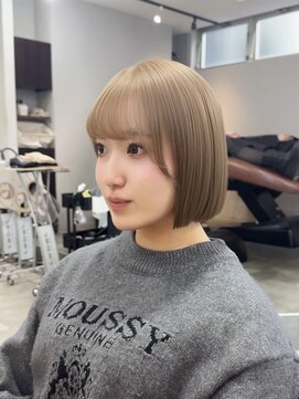 ビュー フクオカ(VIEW FUKUOKA) ミルクティーベージュ/顔周り/髪質改善/ボブ