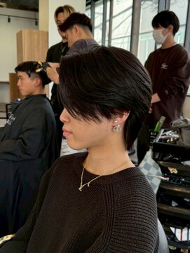 リッチブランドアンドコー(Rich Brand&Co) センターパートニュアンスパーマ韓国カルマパーマコンマヘア