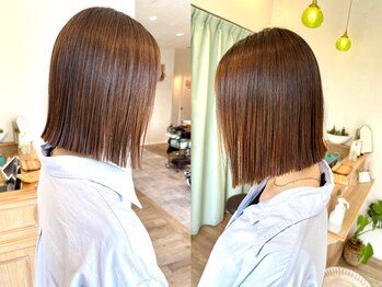 ルッカ 浦安(lucca)の写真/ダメージレスで美しい発色と艶感を◎気になる白髪をしっかりカバーしながら毛先までまとまる美髪へ[浦安]