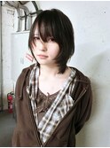 ★堀北真希レイヤーミディアムレイヤーシャギーカットウルフ