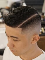 ザチョップショップ キチジョウジ(THE CHOP SHOP KICHIJOJI) サイドパートスキンフェードカットシェービング吉祥寺理容室