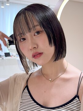 サンド ミュウ 横浜店(sand mieu) 韓国風あごラインボブ