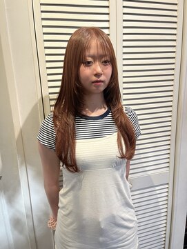 カシェル トウキョウ(Cashel Tokyo) オレンジカラーとハッシュカット