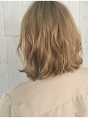 【Astar】秋のスモークベージュ ハイライトグラデーションカラー