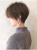 タイトルラベンダーショート_毛先パーマことりベージュ_ba195994