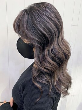 アイティーバイアルバム 八王子店(IT by ALBUM) ハイライトアッシュ_マロンベージュAラインボブ_ba317451