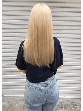 オンヌ(onnu) 抜きっぱなしブロンドロング