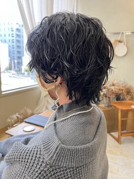 マロウ(mallow) 《花屋併設》ショートボブ/大人ボブパーマ@20代30代40代