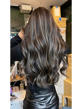 ラフ(LAFF) #黒髪#ボブルフ#ネビージュ#小顔#ワンレン