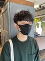 グラス(grass)&nbsp;メンズマッシュ×柔らかパーマ。攻めすぎないのがイマドキ♪