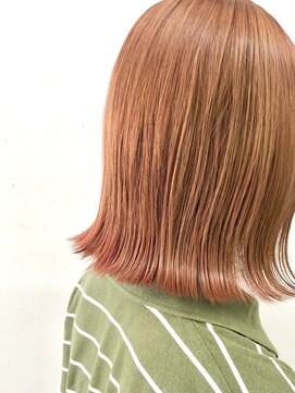 フレンズ 環状通東店(friend's) こなれミディ　キャンディーカラー　ブリーチ必須　7