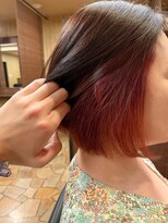 ヘアー カフナ 京急蒲田店(hair kahuna)&nbsp;【透明感】インナーカラー×バイオレットピンク