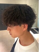 ザ サードヘアー 津田沼 annex(THE 3rd HAIR)&nbsp;波巻きパーマ刈り上げマッシュ津田沼駅/メンズ/学割U24］