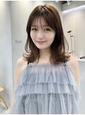 ミニウルフレイヤーカット顔周りカット前髪カット韓国ボブ/千葉
