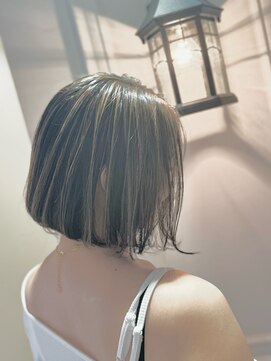 ヘアーアンドライフ ハート(hair&life HEART) ボブ　ハイライト