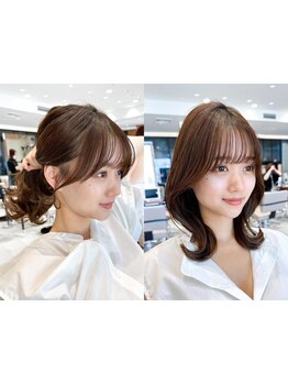 【RUVUA】で人気の韓国風カット◎様々なスキルを使い分けるカット技術で再現性も叶うモテStyleに◇