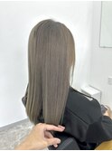 髪質改善ミルクティーグレージュカラー