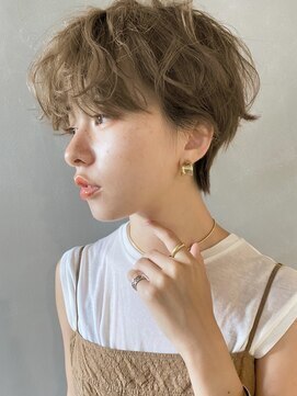 パーク(PARK) 【PARK】シアーベージュ×ニュアンスマッシュ