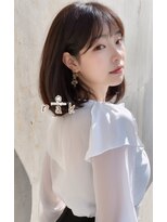 ラクヘアー 六本松店(rak hair) 可愛らしい清楚ミディアム