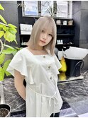 韓国風《ミルクティー》ハイトーン/ケアブリーチ/ダブルカラー